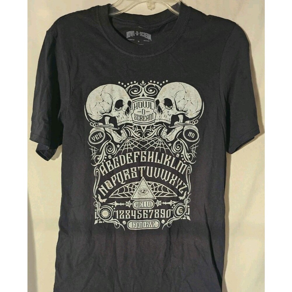 Ouija Board Seance Horror Terror Halloween Graphic T-Shirt Howl O Scream '25 New
